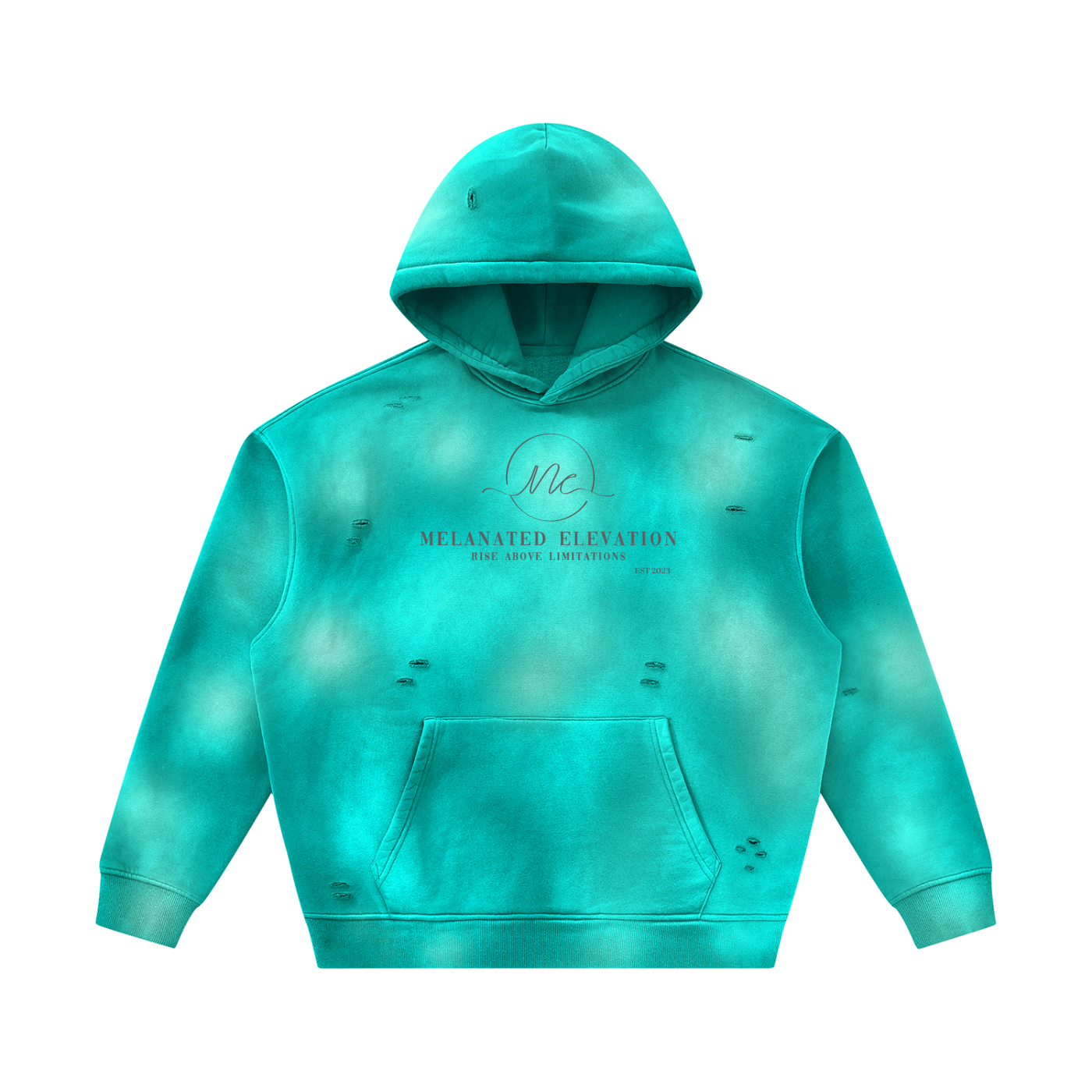 The Faded Heritage Hoodie (Jumpsuit Top Black Logo)