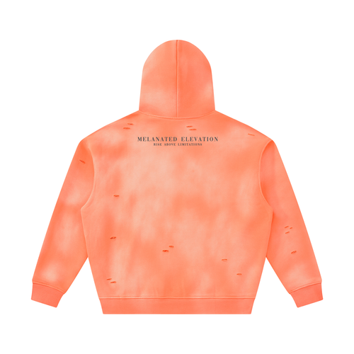 The Faded Heritage Hoodie (Jumpsuit Top Black Logo)