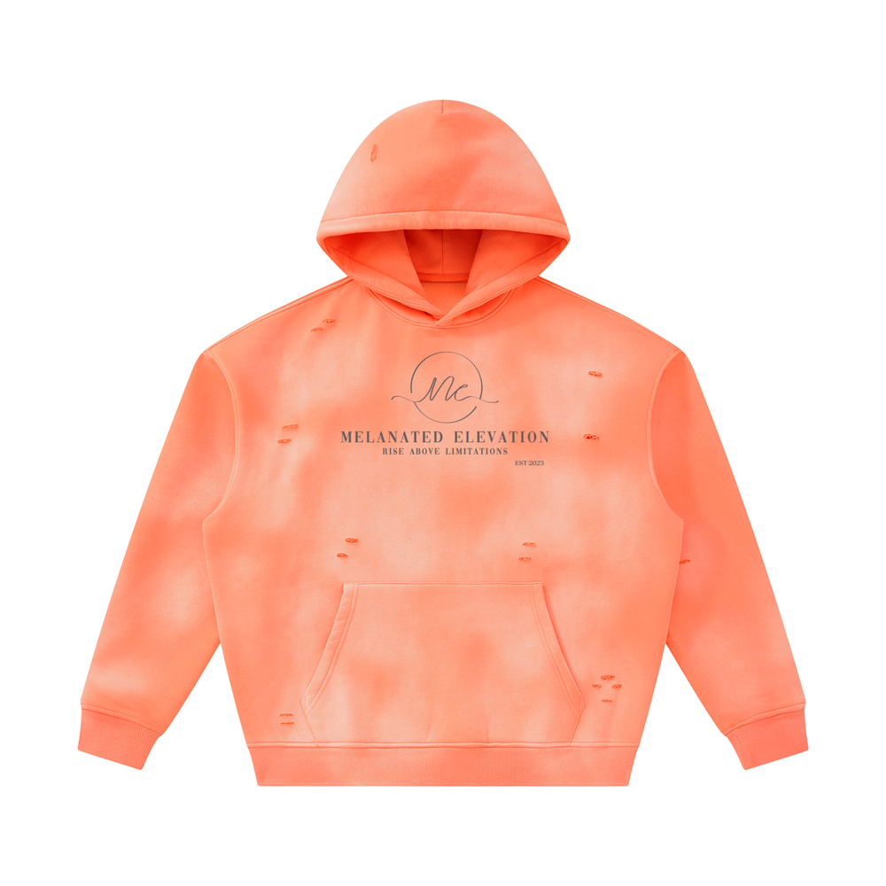 The Faded Heritage Hoodie (Jumpsuit Top Black Logo)