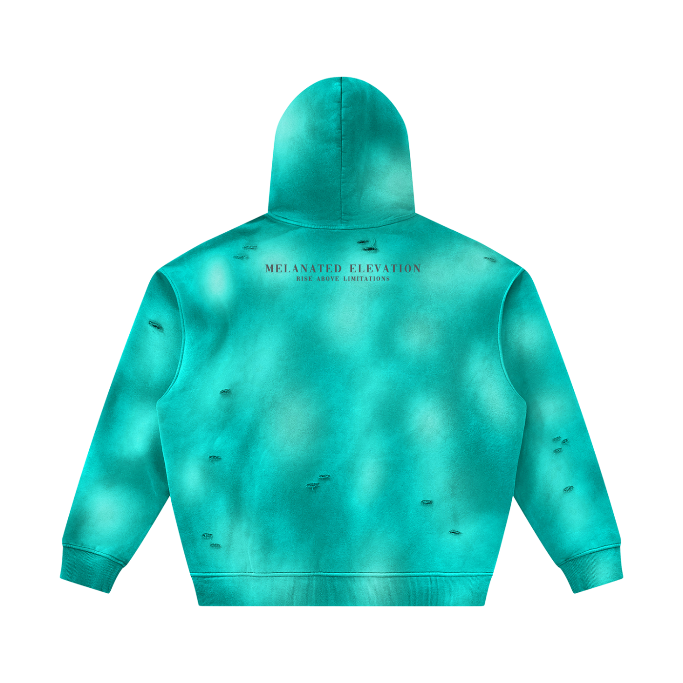 The Faded Heritage Hoodie (Jumpsuit Top Black Logo)