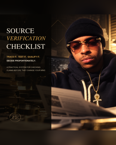 Melanated Elevation Source Verification Checklist cover